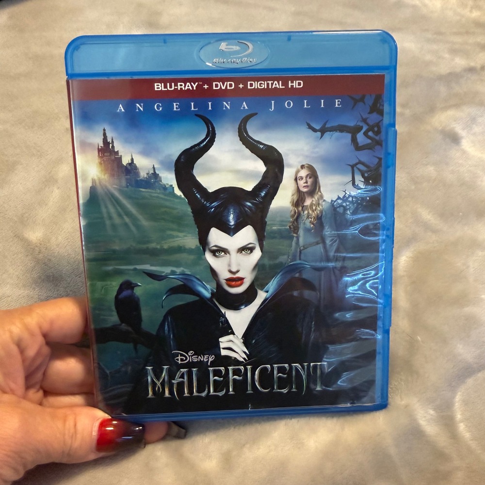 Maleficent Blu-ray DVD Combo Pack Disney Angelina Jolie Fantasy Movie‎ Family